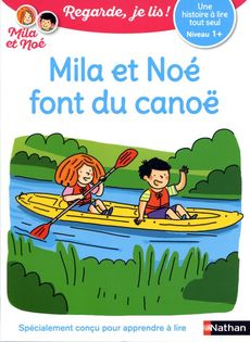 Mila et Noé font du canoë
